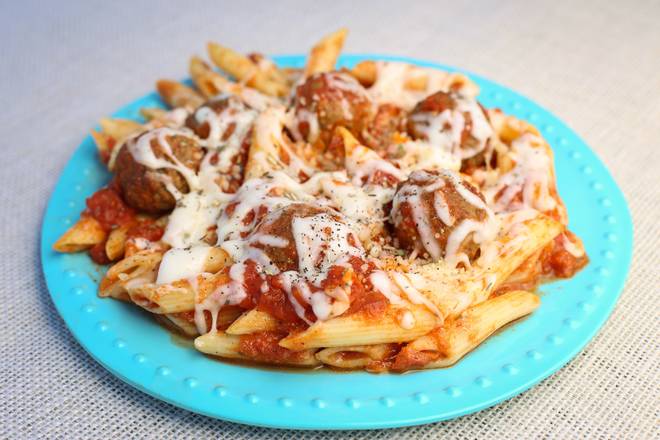 Order Pasta with Meatballs food online from Pizza Express store, Albany on bringmethat.com