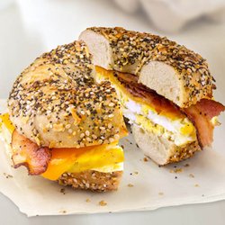 Order 2 Egg, Cheese, and Meat Sandwich food online from Rego Bagel store, Rego Park on bringmethat.com