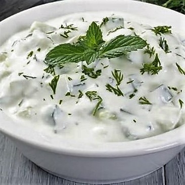 Order Cucumbers in Yogurt food online from Anatolia Cafe store, Cleveland Heights on bringmethat.com