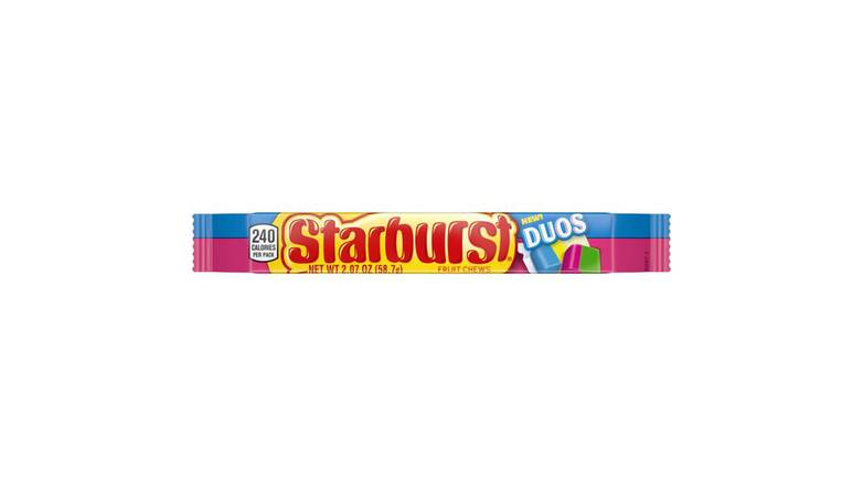 Order Starburst Duos Fruit Chews Candy food online from Trumbull Mobil store, Trumbull on bringmethat.com