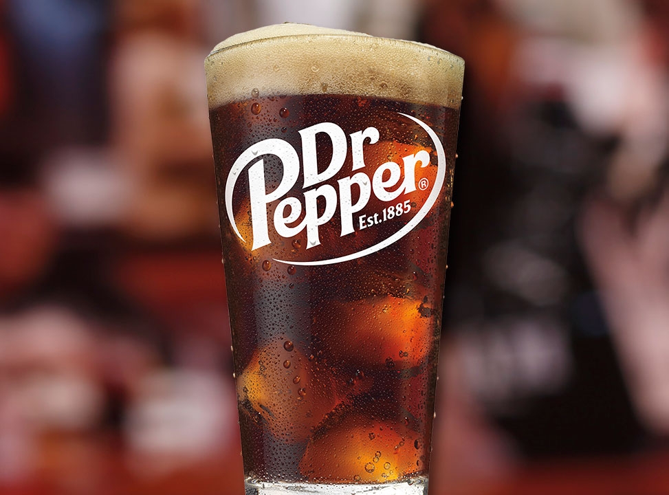 Order 16 oz. Dr Pepper - Fountain Drink food online from Ram Restaurant & Brewery store, Salem on bringmethat.com