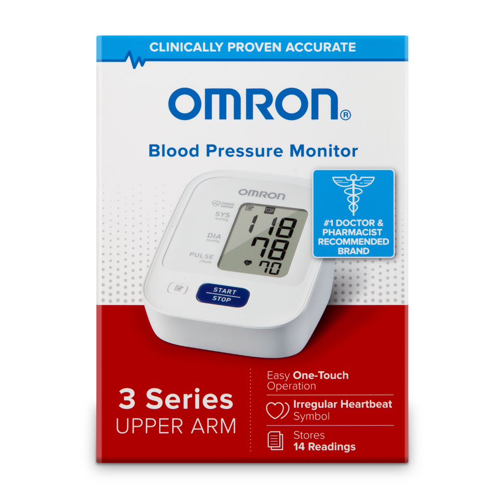 Order Omron 3 Series Upper Arm Blood Pressure Monitor, BP7100 food online from Rite Aid store, MILLER PLACE on bringmethat.com