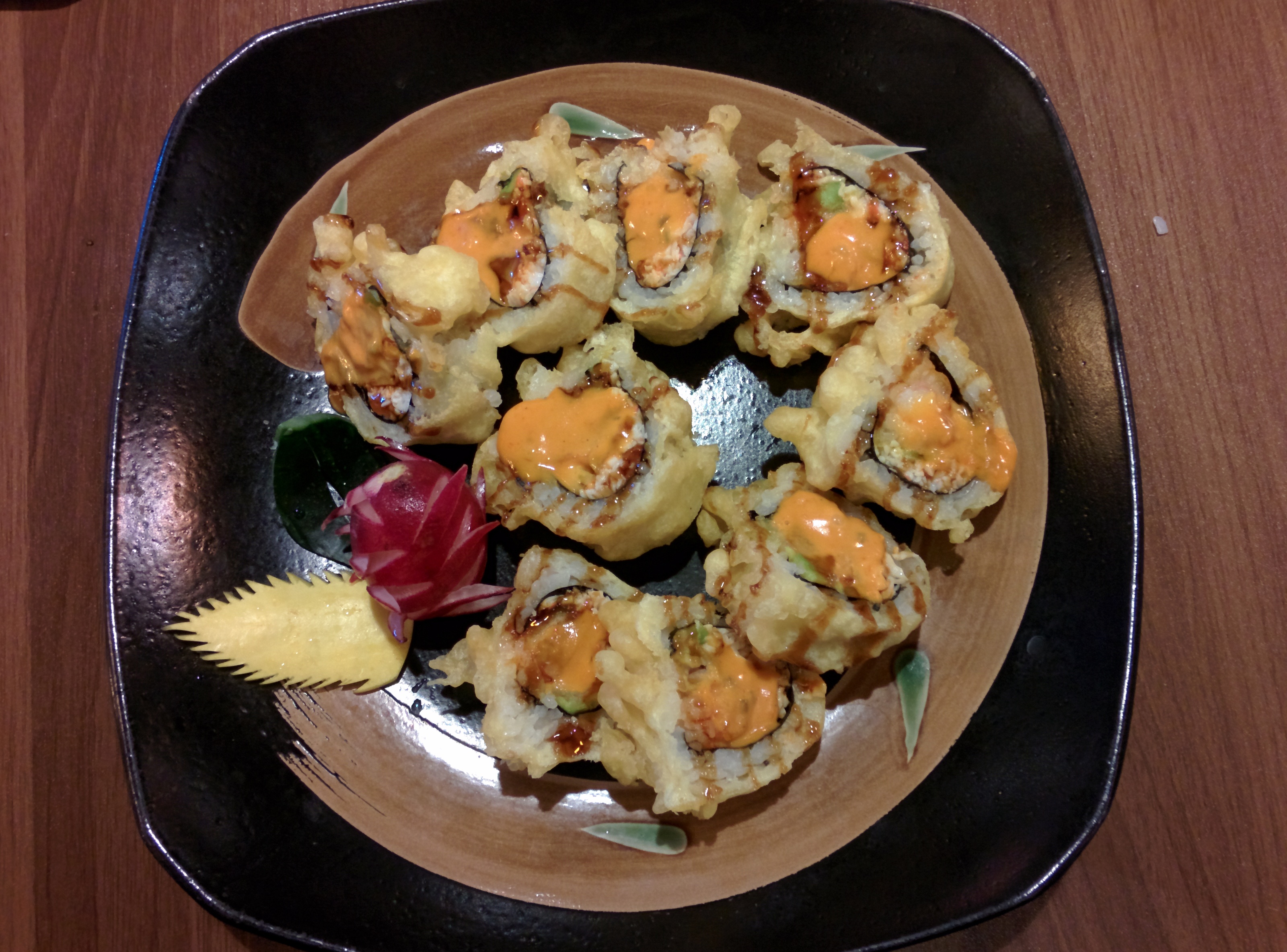 Order Rockin' Shrimp Tempura Roll food online from Gogo Sushi & Ramen store, San Diego on bringmethat.com