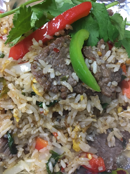 Order Spicy Basil Fried Rice food online from Thai Way store, Santa Ana on bringmethat.com