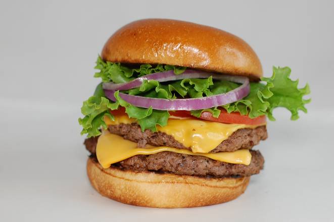 Order Big Double Basic Cheeseburger food online from Basic Burger store, Arlington on bringmethat.com