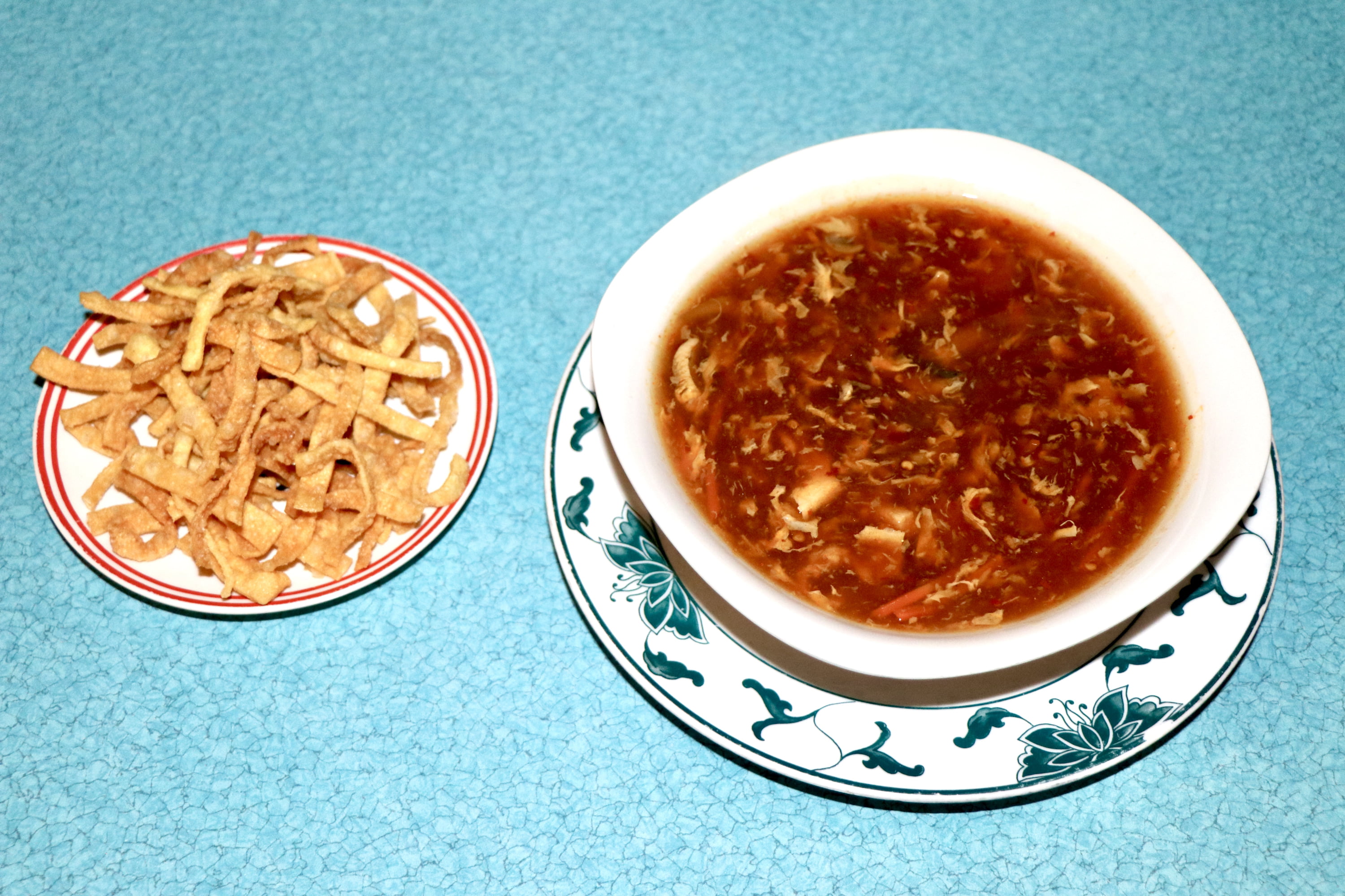 Order Hot and Sour Soup food online from Lotus Garden Chinese Restaurant store, Knoxville on bringmethat.com
