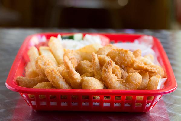 Order Shrimp in a Basket Platter food online from Pasqually store, Philadelphia on bringmethat.com