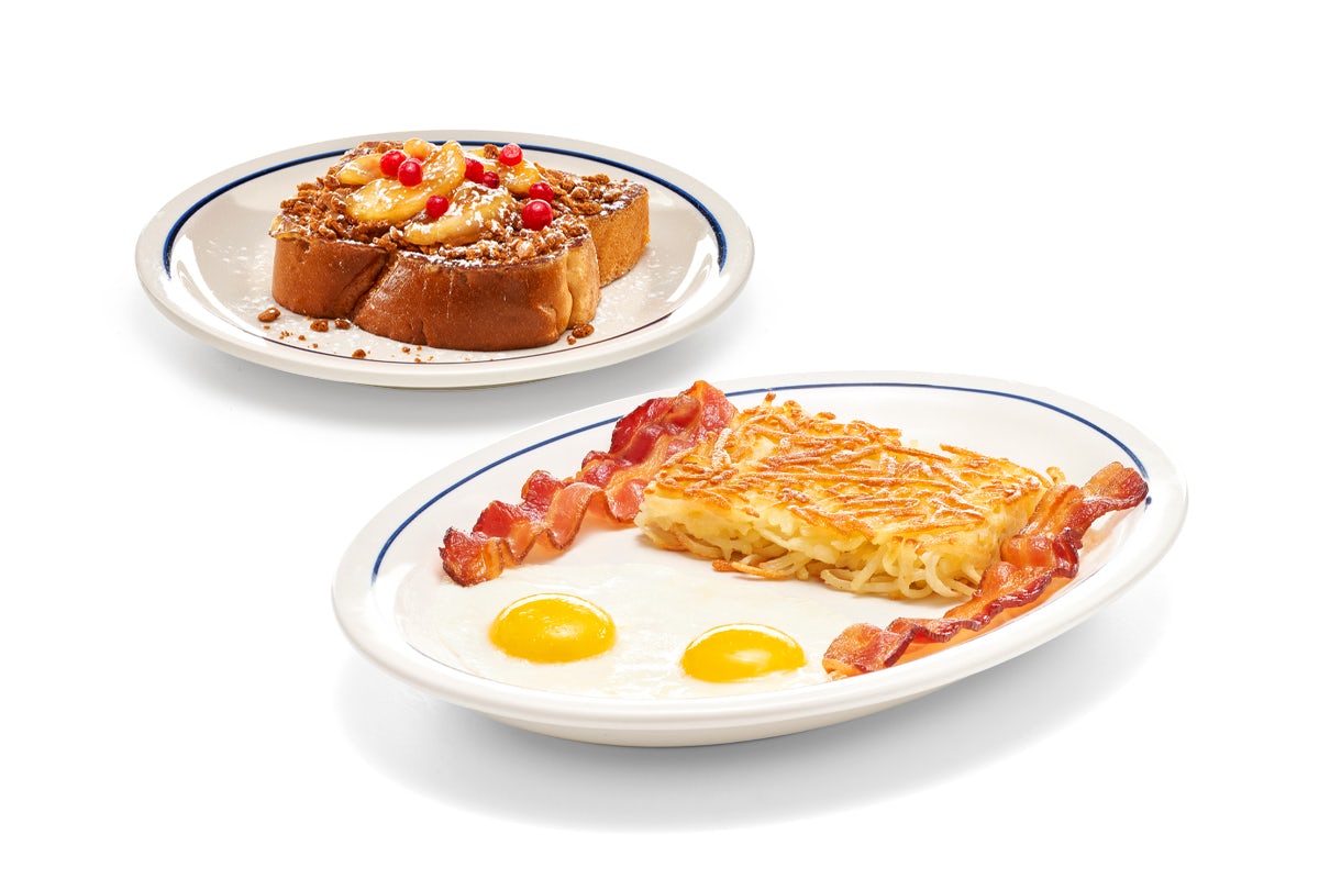 Order New! Thick ‘N Fluffy French Toast Combo food online from Ihop store, DeBary on bringmethat.com