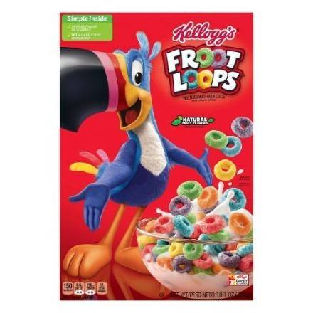 Order Kellogg's Froot Loops Cereal (10.1 oz) food online from 7-Eleven By Reef store, Marietta on bringmethat.com