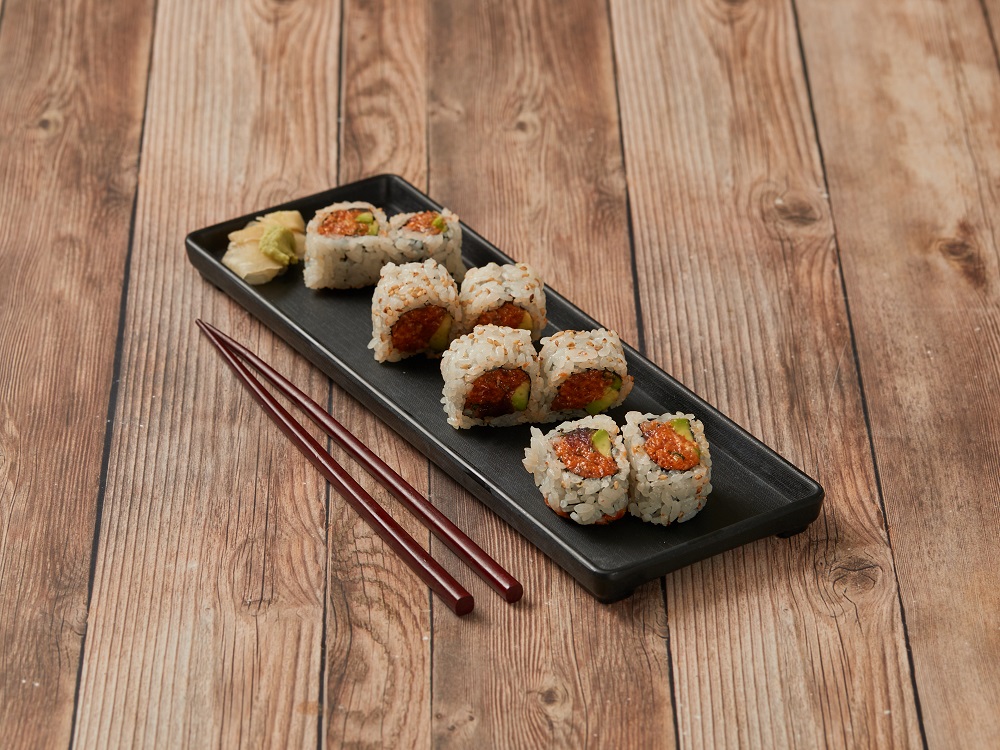 Order Spicy Tuna with Avocado Roll food online from Edo Higan store, Littleton on bringmethat.com
