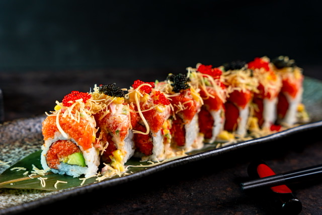 Order King of The Sea Roll food online from Kinha Sushi store, Garden City on bringmethat.com