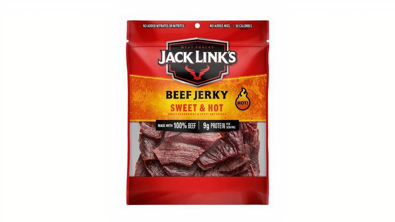 Order Jack Links Sweet & Hot Beef Jerky food online from Mac On 4th store, Alton on bringmethat.com