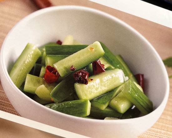 Order Cucumber salad 拍黄瓜 food online from Dongpo Restaurant store, Arcadia on bringmethat.com