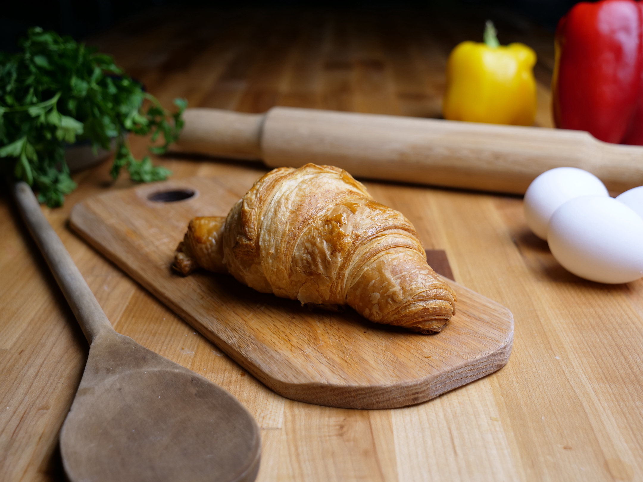 Order Plain Croissant food online from Pi bakerie catering store, New York on bringmethat.com