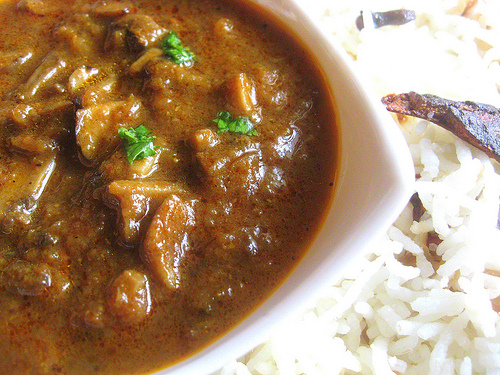 Order Mushroom Curry food online from India's Grill store, Los Angeles on bringmethat.com