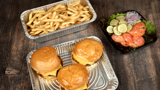 Order Cheeseburger Family Pack Small food online from Saltgrass Steak House store, Bossier City on bringmethat.com
