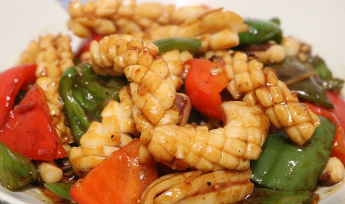 Order Kung Pao Squid food online from You & Mee Noodle House store, Boulder on bringmethat.com