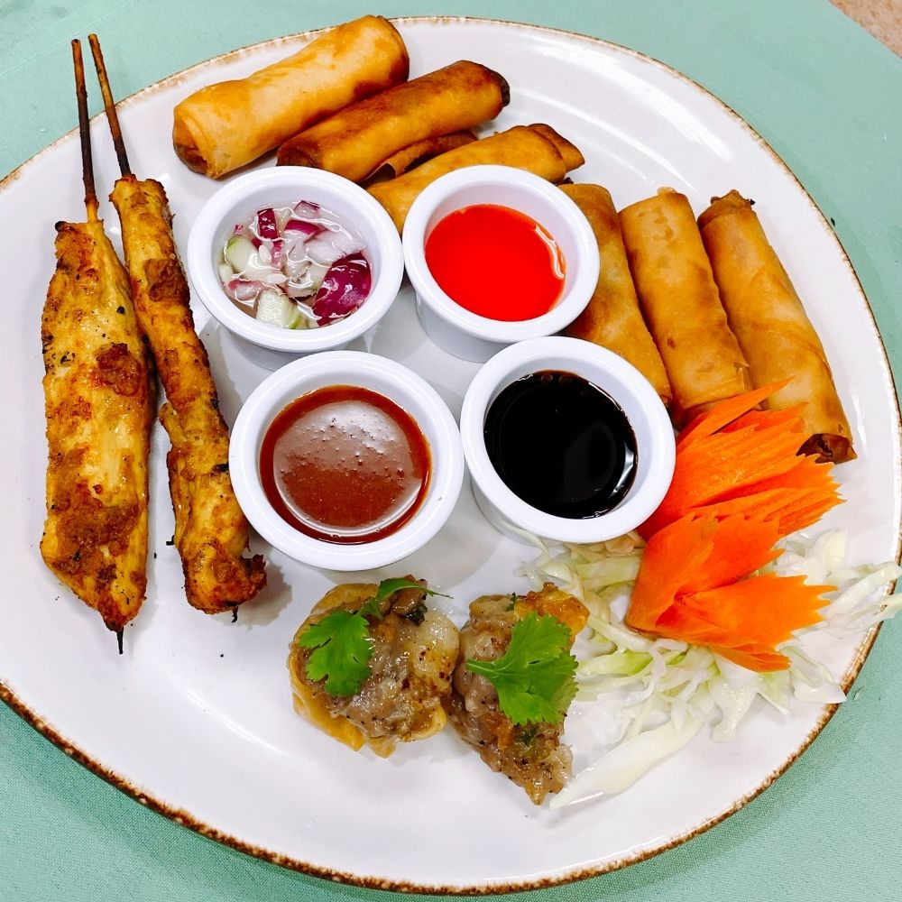 Order Combination Tray food online from Ploy Thai Cuisine store, The Woodlands on bringmethat.com