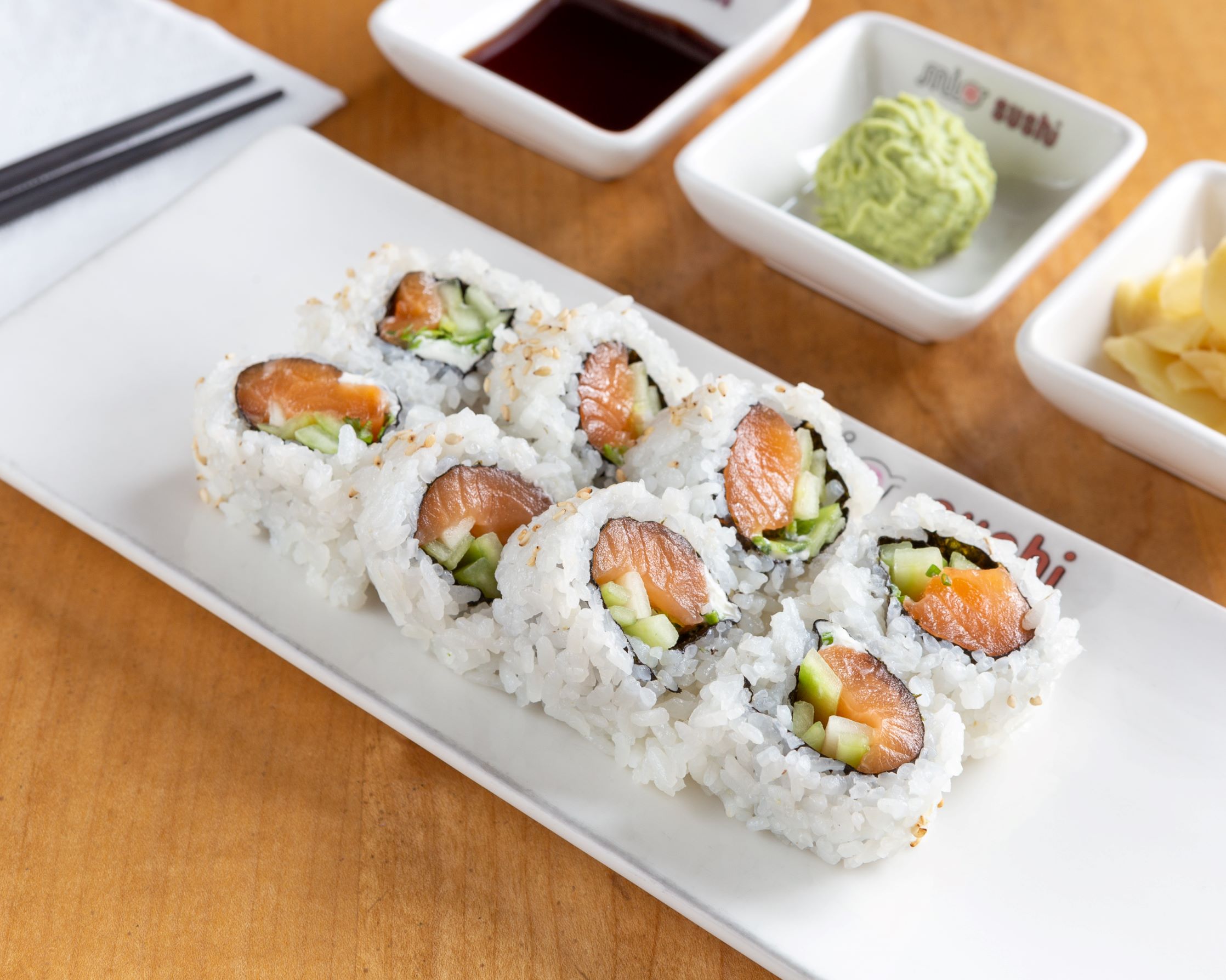 Order Philadelphia Roll food online from Mio Sushi store, Bend on bringmethat.com