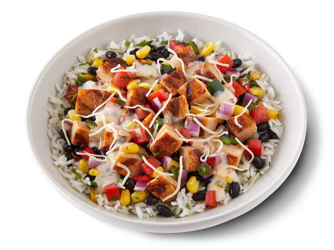 Order Chicken Queso Bowl food online from Qdoba Mexican Eats store, York on bringmethat.com