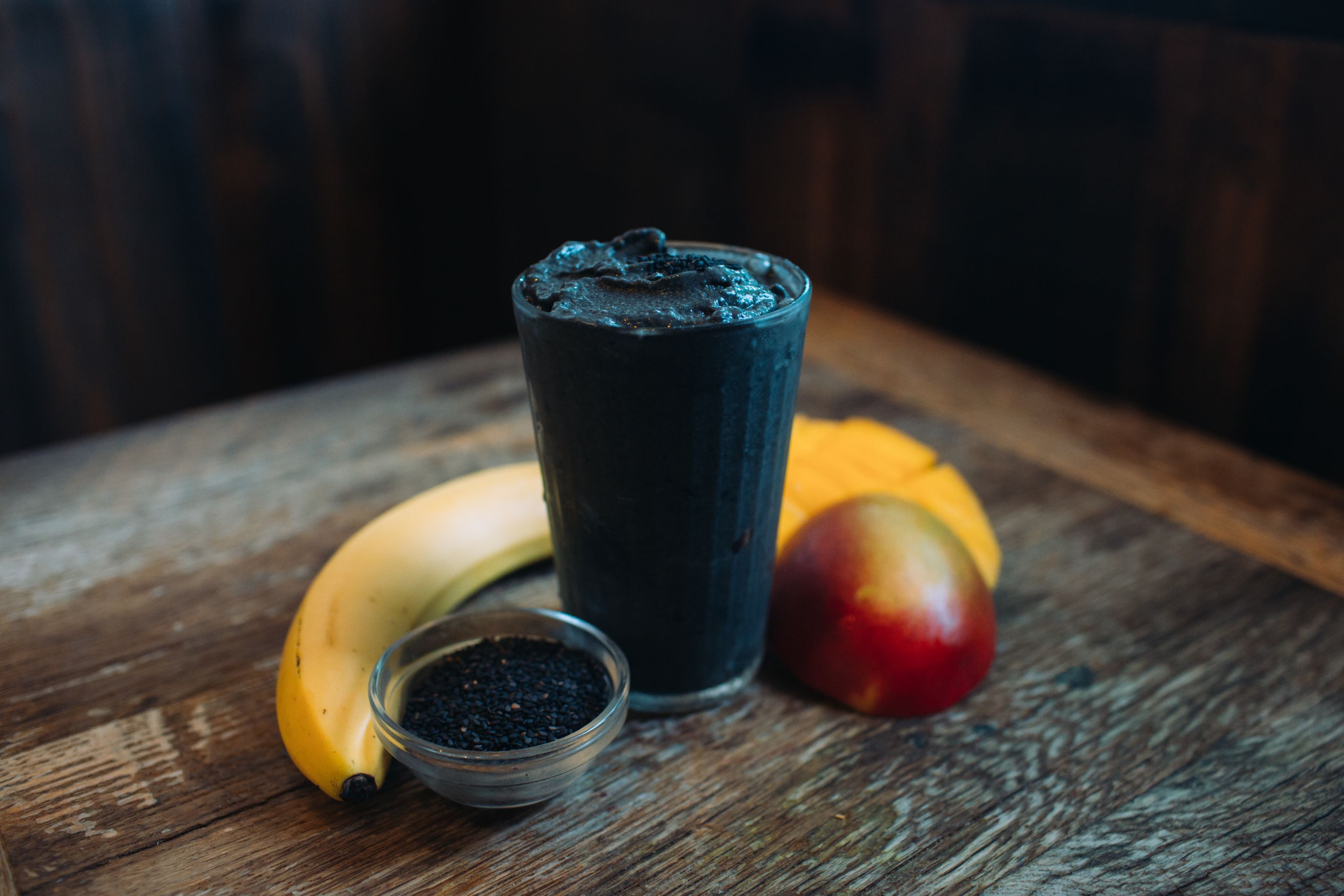 Order Charcoal Coconut Smoothie food online from The Well store, Oakland on bringmethat.com