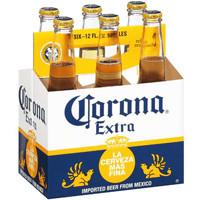 Order Corona Extra 12 oz. 6 Pack food online from 5 brothers gourmet deli store, New York on bringmethat.com