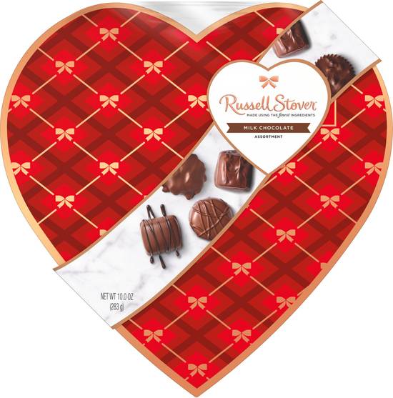 Order Russell Stover Valentine's Day Decorative Heart Assorted Milk Chocolate Gift Box, 10 oz., food online from CVS store, WALKERTOWN on bringmethat.com