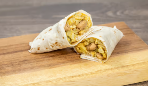Order Sausage Breakfast Burrito food online from Froth Ice Cream store, Haslet on bringmethat.com
