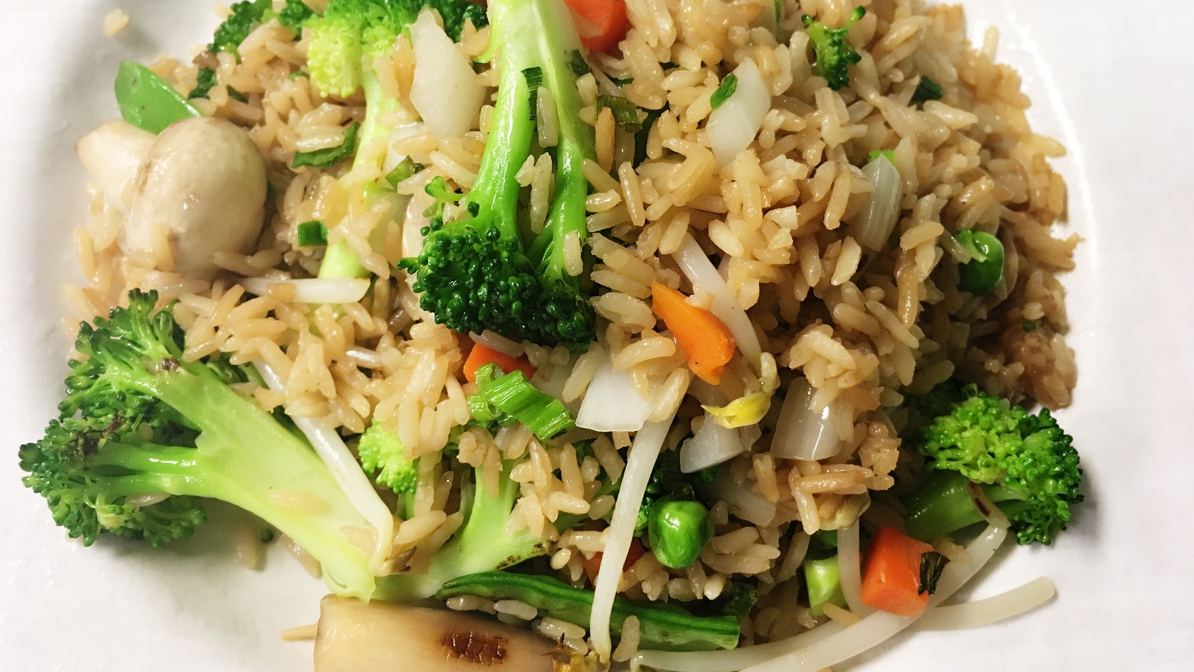 Order Vegetable Fried Rice food online from Little Basil store, Bryn Mawr on bringmethat.com