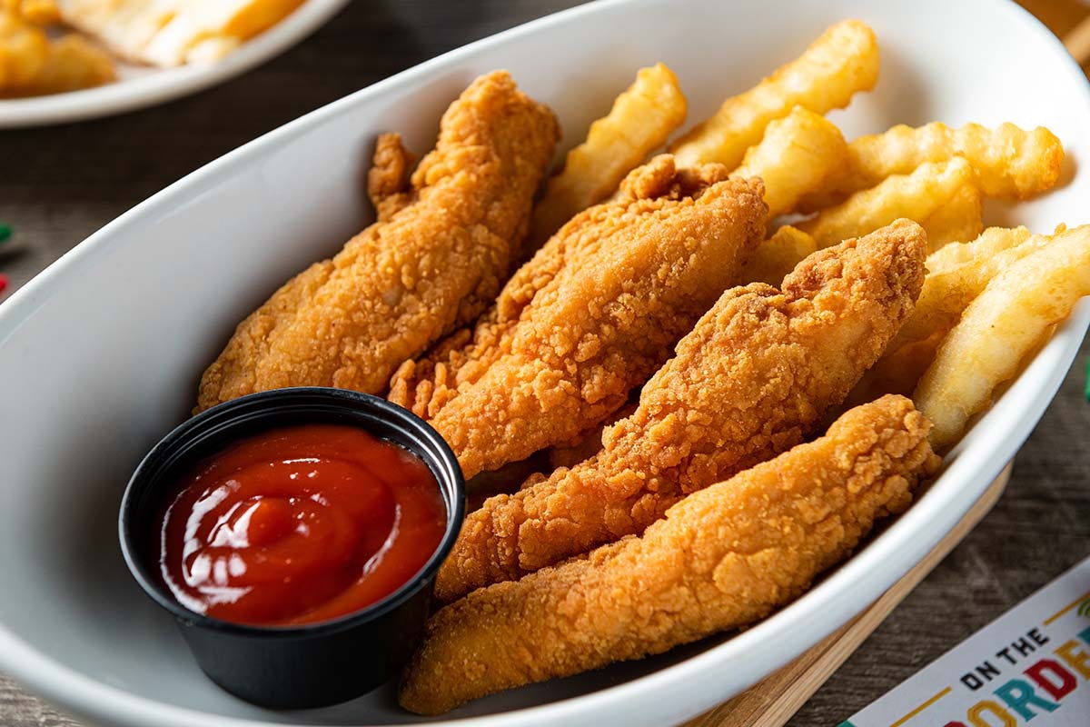 Order Kids Border Chicken Strips food online from On The Border store, Naperville on bringmethat.com