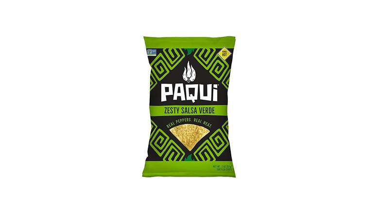 Order Paqui Zesty Salsa Verde Spicy Tortilla Chips food online from Trumbull Mobil store, Trumbull on bringmethat.com