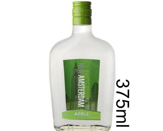 Order New Amsterdam Apple Flavored, 375 mL vodka (35.0% ABV)   food online from Pacific Liquor Market store, Bell Gardens on bringmethat.com