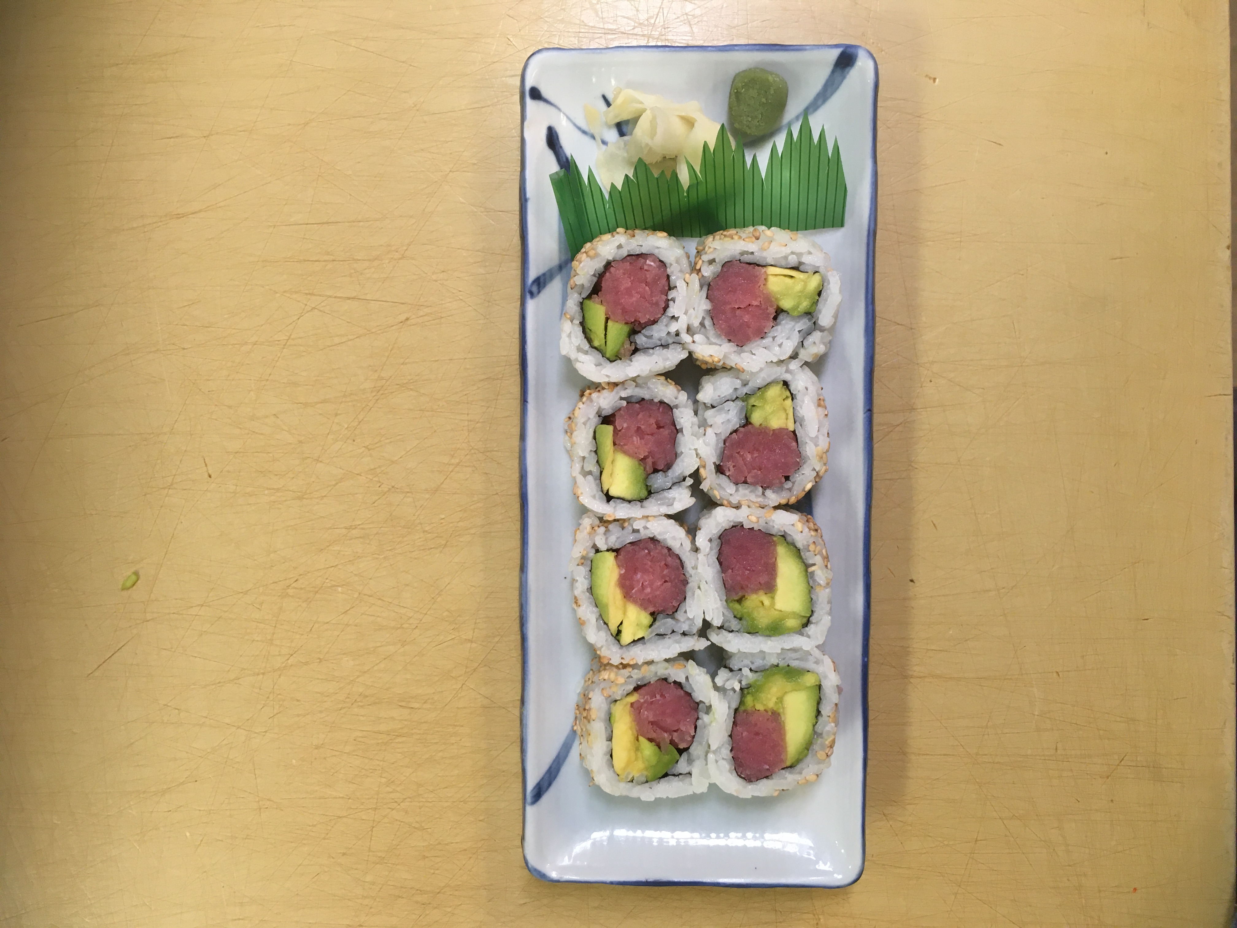 Order Tuna and Avocado Roll food online from Mayflower Japanese Restaurant store, Newark on bringmethat.com