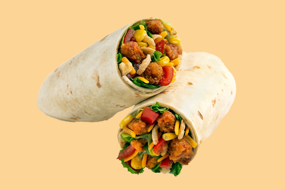 Order Smoky BBQ Crispy Chicken Wrap food online from Saladworks store, Bristol on bringmethat.com