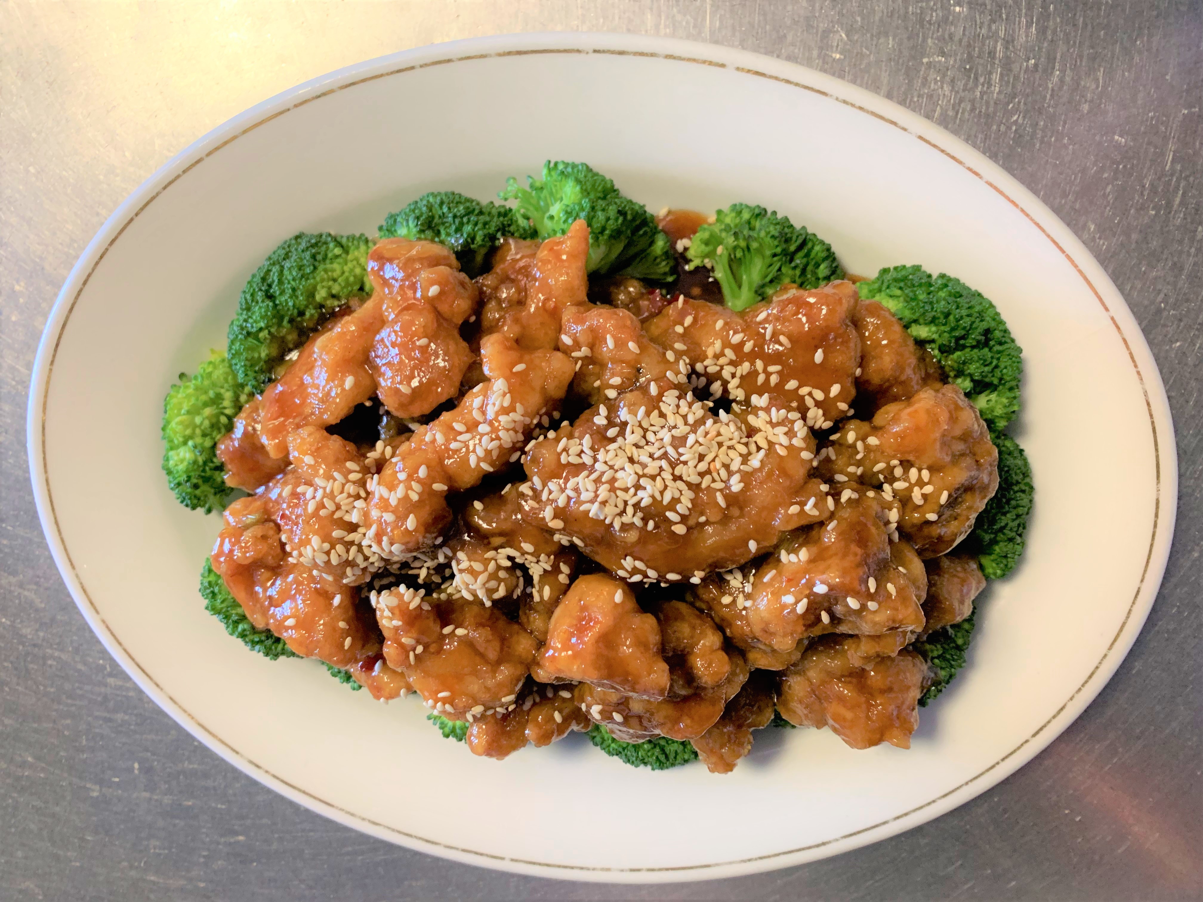 Order C18. Sesame Chicken Combo芝麻鸡 food online from Fuji China store, Knightdale on bringmethat.com