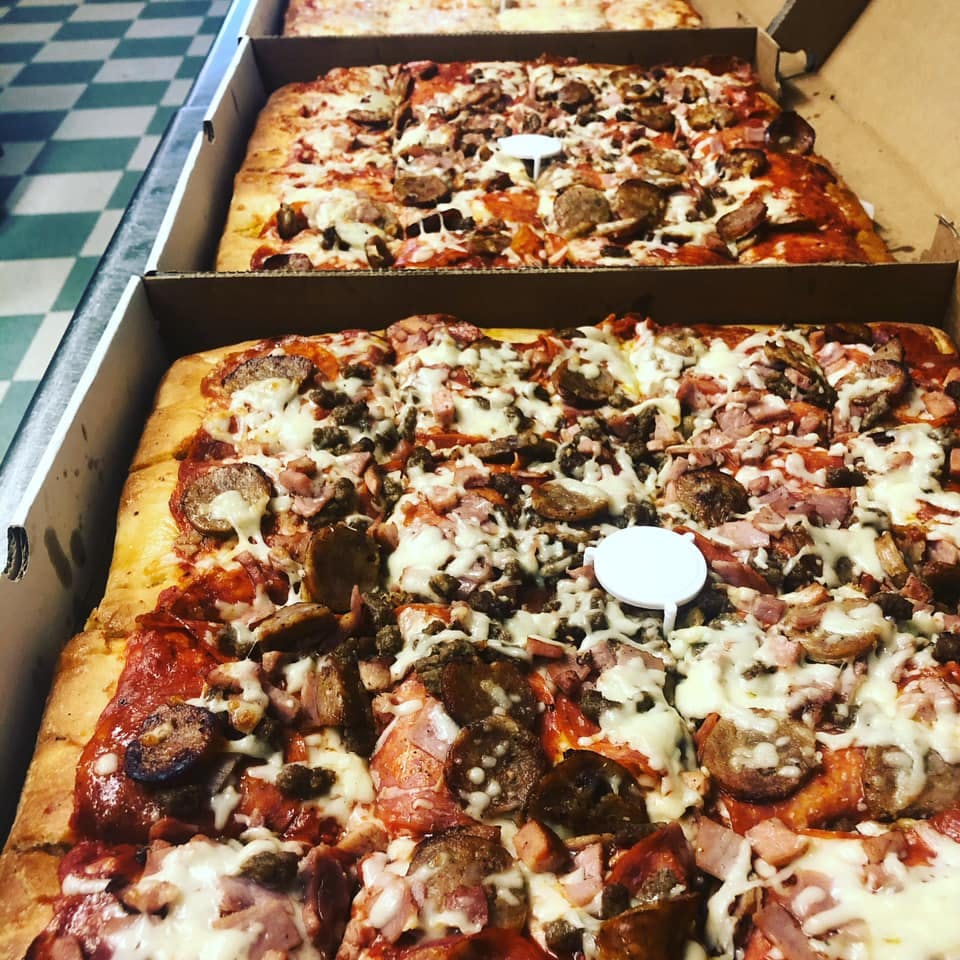 Order Meat Lovers Pizza - Medium 12'' (8 Slices) food online from Fontana Pizza & Grill store, Exton on bringmethat.com