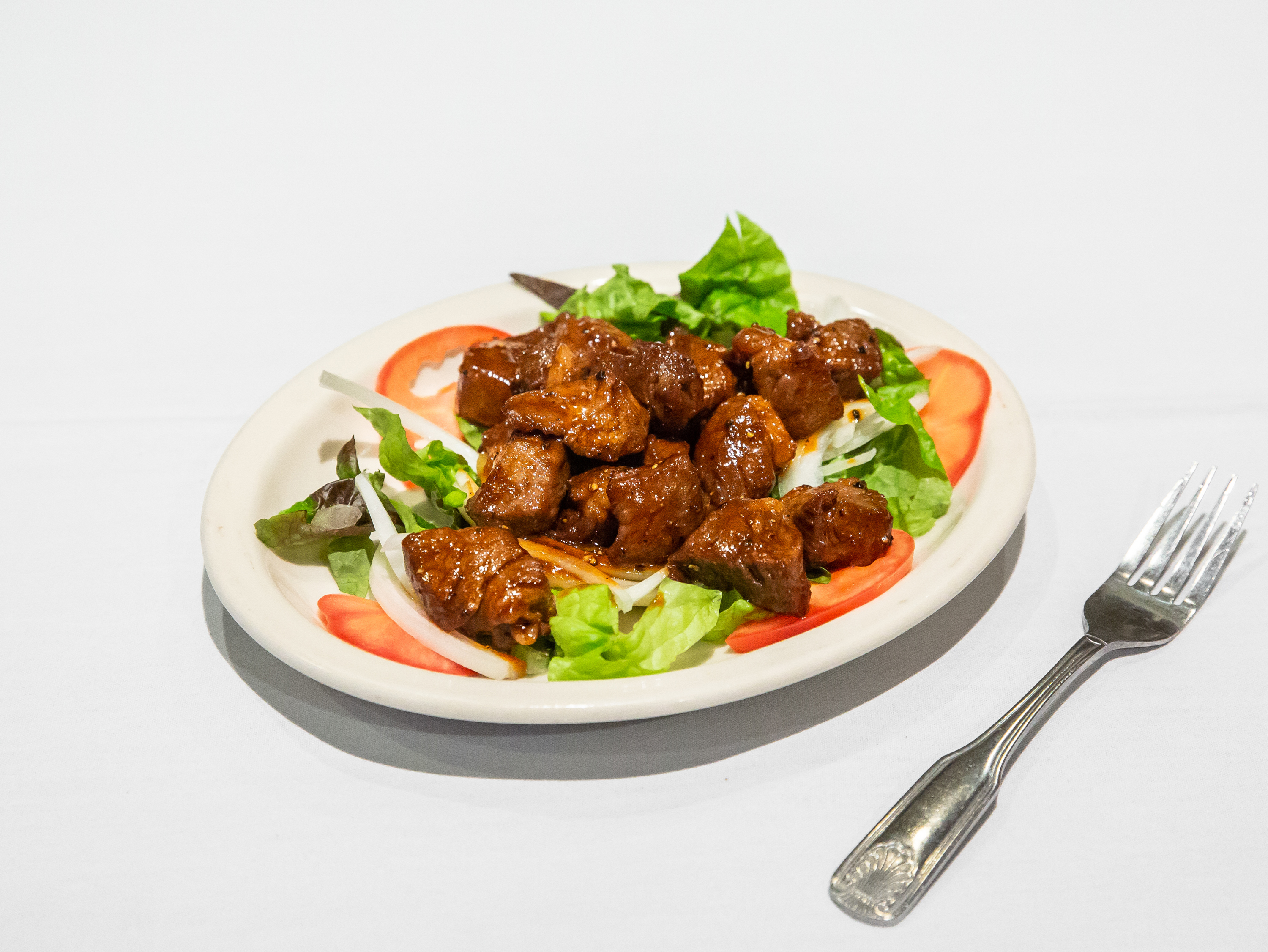 Order Beef Steak Cubes food online from PPQ Dungeness Island store, San Francisco on bringmethat.com
