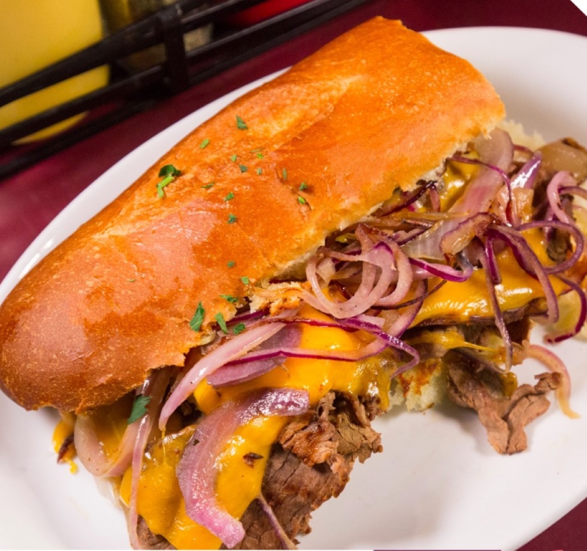 Order Philly Cheese Steak food online from Pie In The Sky store, San Francisco on bringmethat.com
