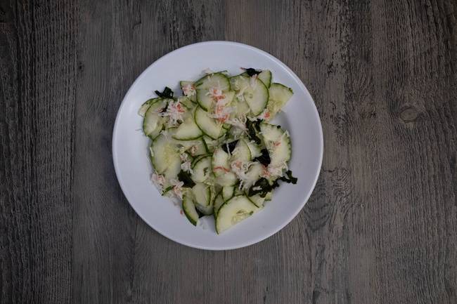 Order Cucumber (Sunomono) Salad food online from Sushi Obsession store, Vallejo on bringmethat.com