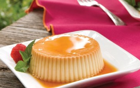 Order Flan (7 Pieces) food online from Cheesecake Royale Bakery store, Dallas on bringmethat.com