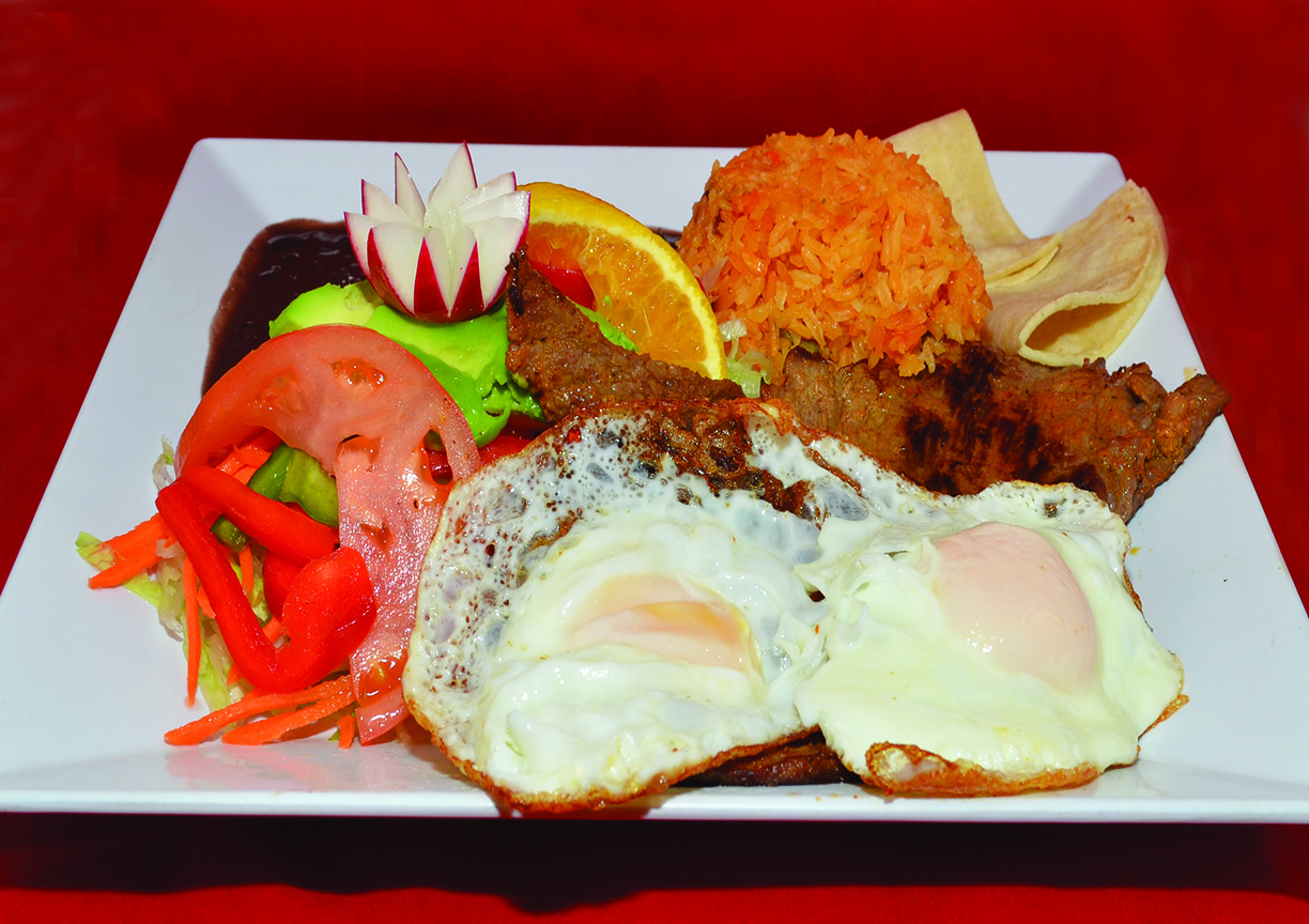 Order Bistec a Caballo food online from Pancho Villa Restaurant store, Bronx on bringmethat.com