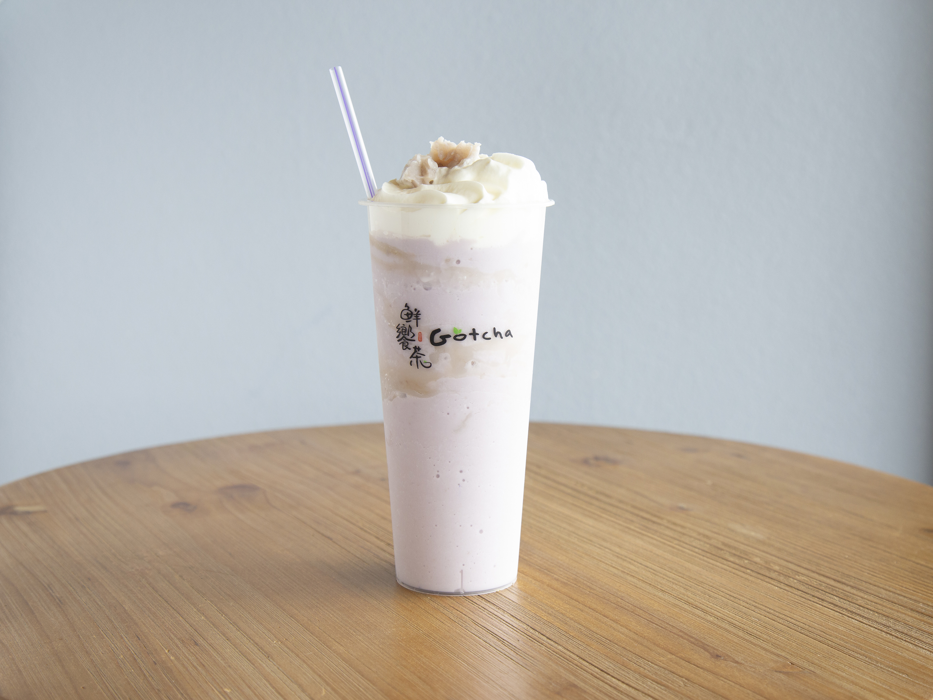 Order Taro Ice Blended food online from Gotcha Cafe store, Garden Grove on bringmethat.com