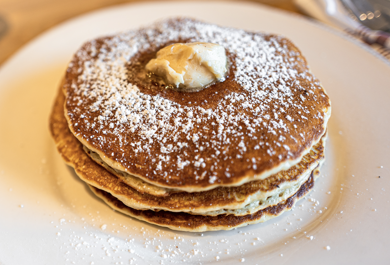 Order Buttermilk Pancakes food online from Iron Rooster store, Annapolis on bringmethat.com