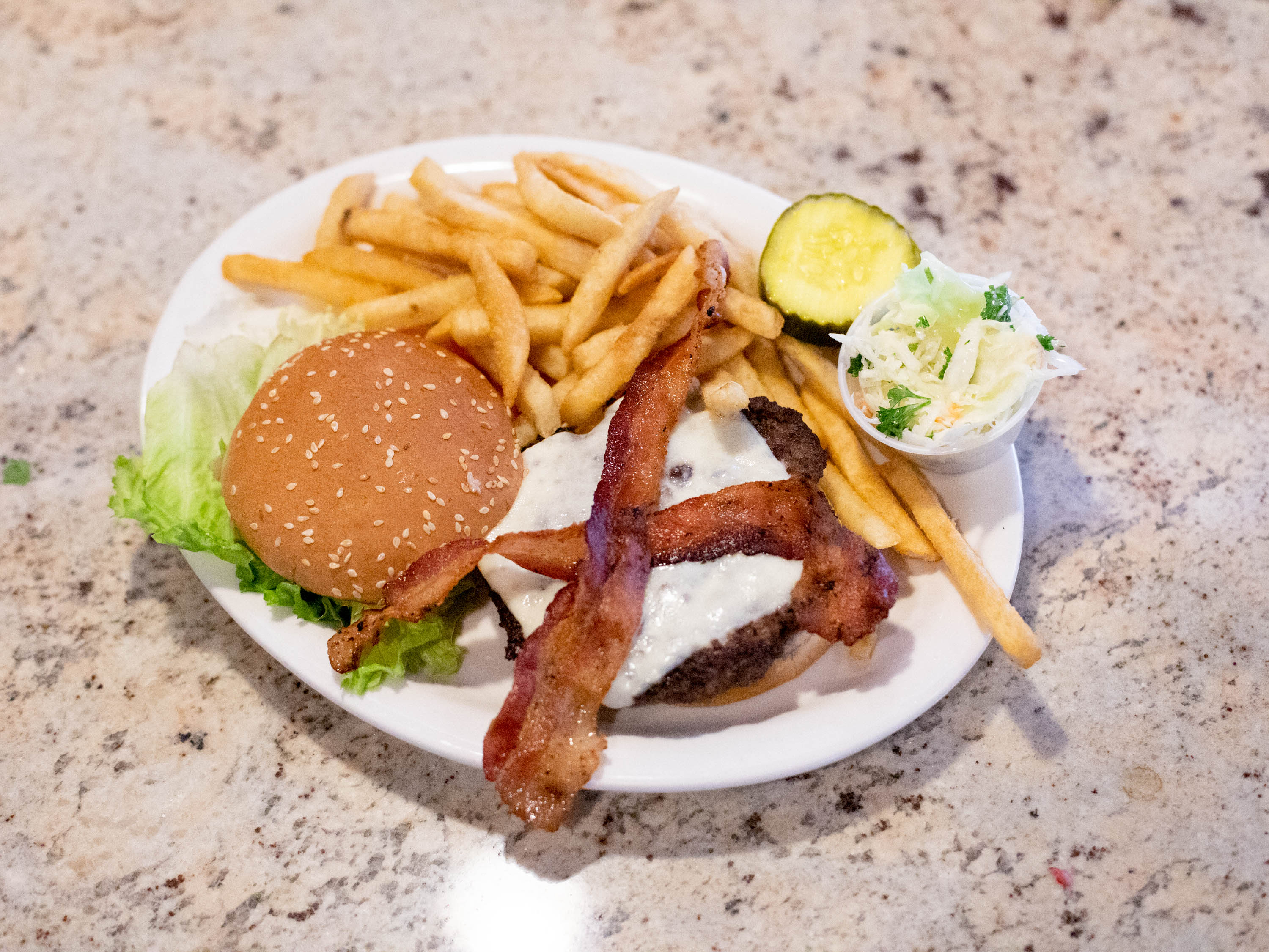 Order Bacon Burger food online from Gateway Diner store, Albany on bringmethat.com