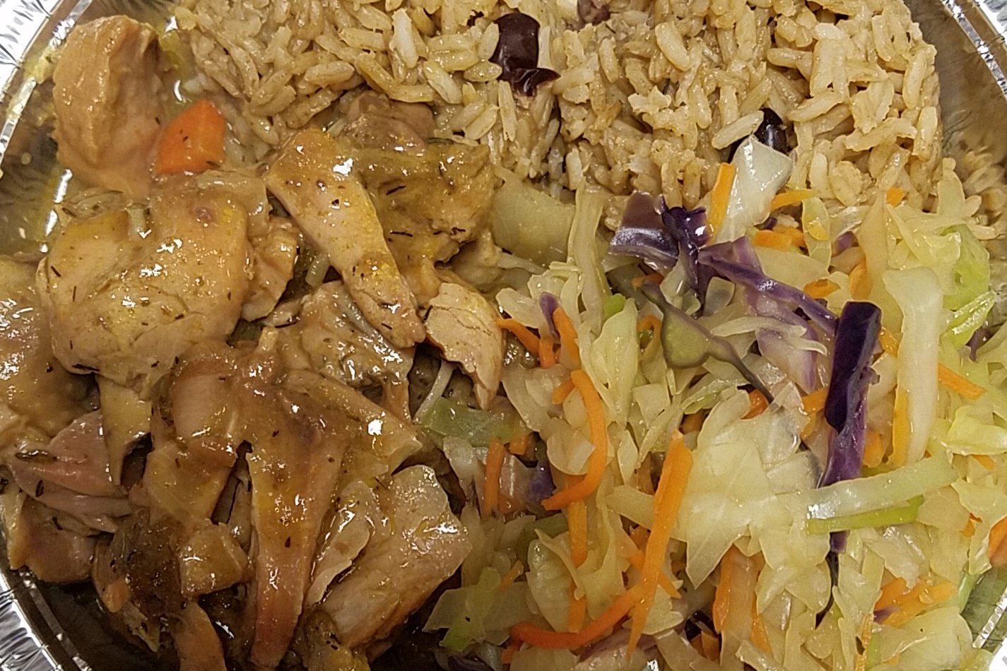 Order Homestyle Curried Chicken* food online from Jamaican Jerk & Bbq store, Denver on bringmethat.com