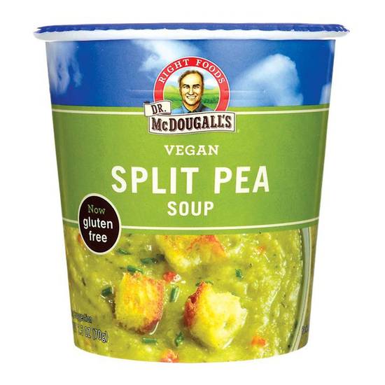 Order Dr. McDougalls Split Pea Soup Cup 2oz food online from Everyday Needs by Gopuff store, Chicago on bringmethat.com