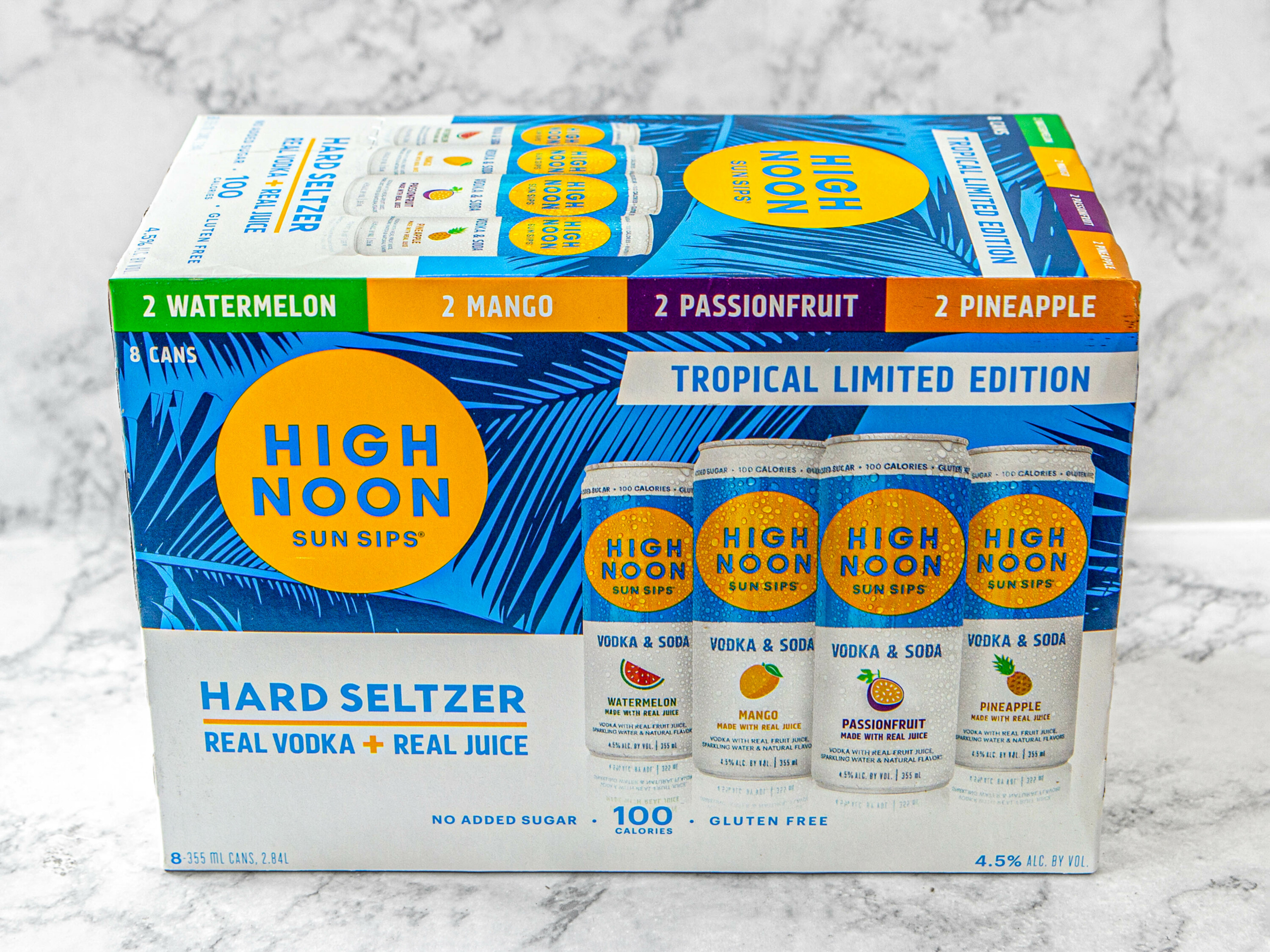 Order High Noon Hard Seltzer Variety 8pk 12 oz cans  food online from Day & Night Liquor & Market store, Venice on bringmethat.com