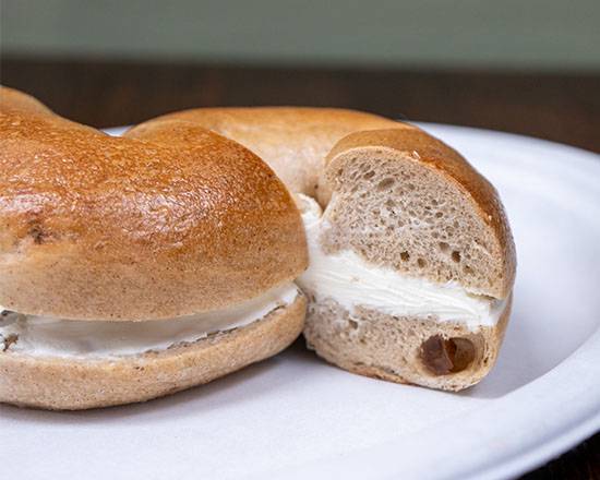 Order Bagel with Cream Cheese food online from Manhatten Bagel store, Sayreville on bringmethat.com