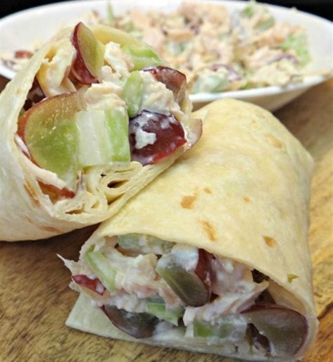Order Chicken Salad: On Lettuce, or Wrap food online from Soups On Main store, Hackettstown on bringmethat.com