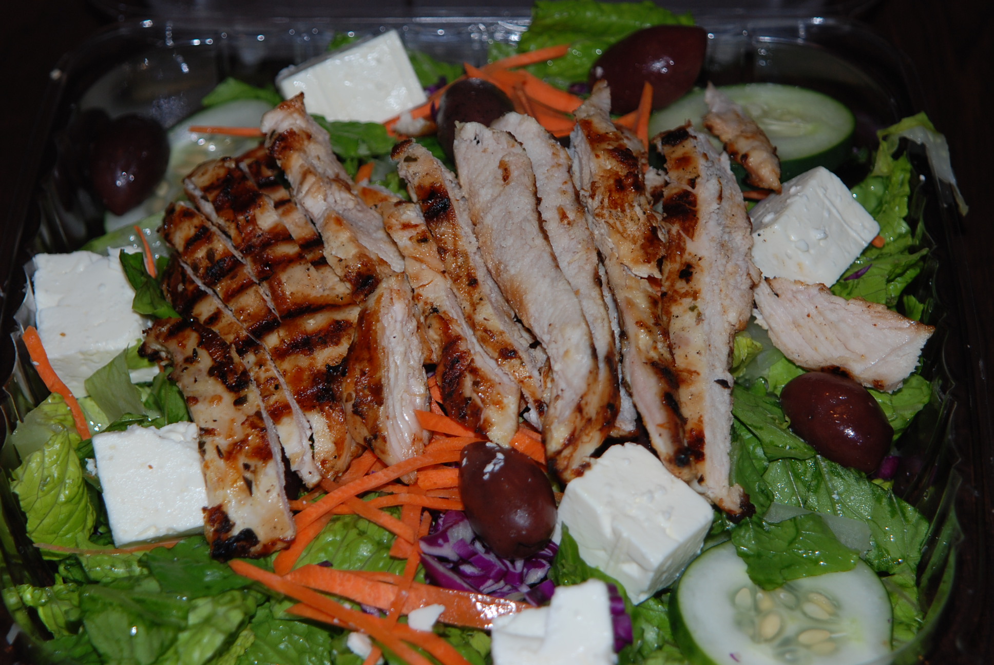 Order Greek Salad food online from Nick Pizza & Beef store, Bellwood on bringmethat.com